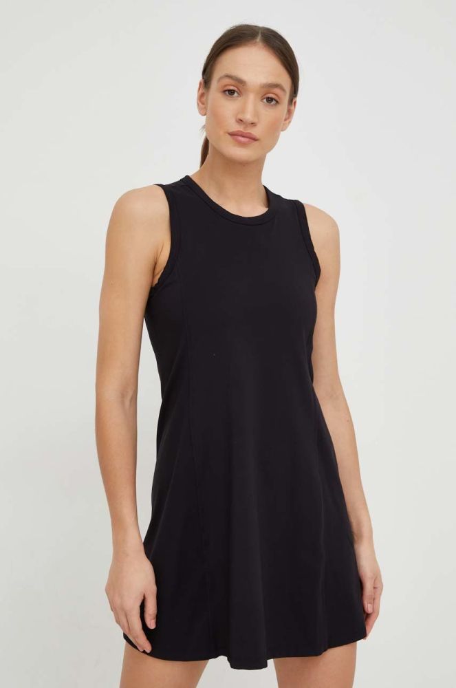 Сукня Dkny колір чорний midi облягаюча (2911551)