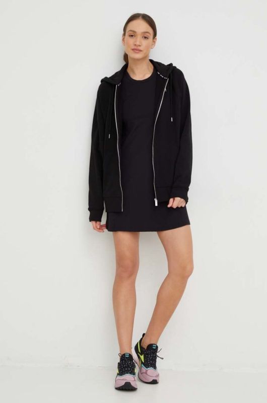 Сукня Dkny колір чорний midi облягаюча (2911551) фото 2