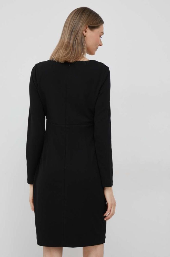 Сукня Dkny колір чорний mini пряма (2915146) фото 3