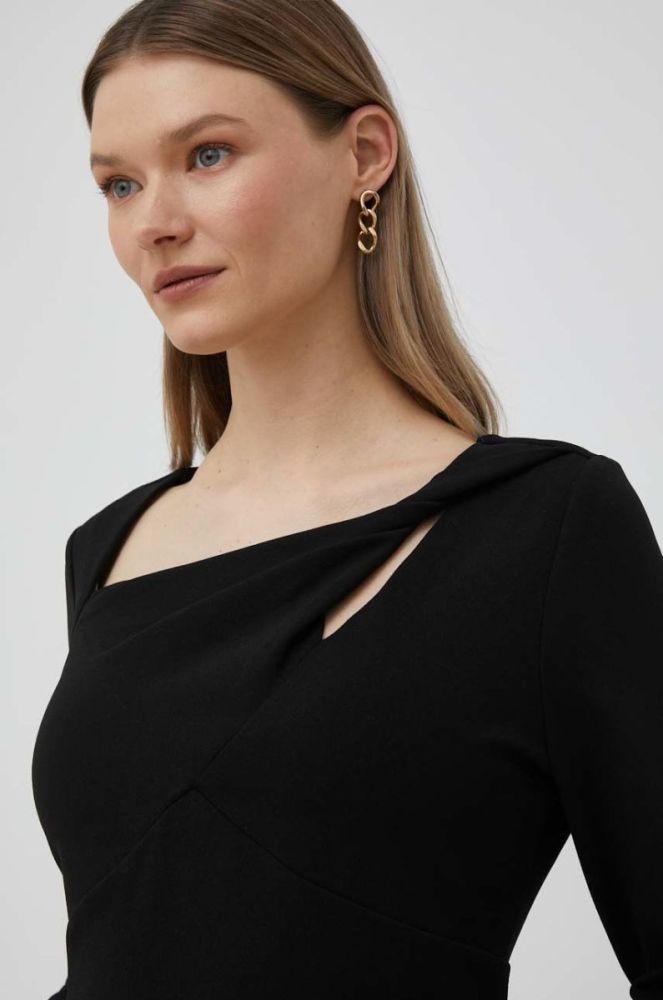 Сукня Dkny колір чорний mini пряма (2915146) фото 4