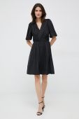 Сукня Dkny колір чорний mini розкльошена (2893861)
