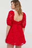 Сукня For Love & Lemons Hannah колір червоний mini розкльошена