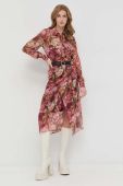 Сукня Guess midi пряма колір барвистий