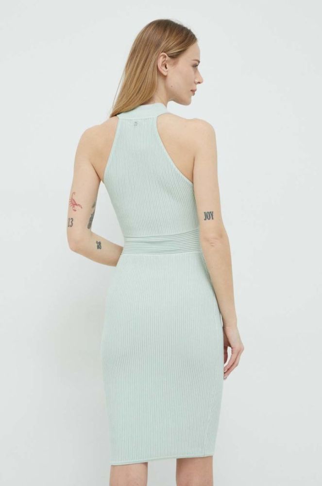 Сукня Guess колір зелений mini облягаюча (2917446) фото 3