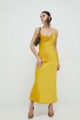 Сукня Guess колір жовтий maxi пряма
