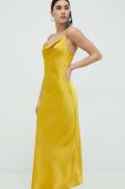 Сукня Guess колір жовтий maxi пряма