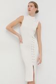 Сукня Guess колір бежевий mini облягаюча (2931933)