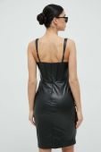 Сукня Guess колір чорний mini облягаюча (2948123)
