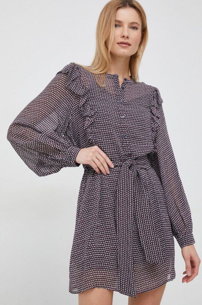 Сукня Tommy Hilfiger mini пряма колір барвистий фото 4