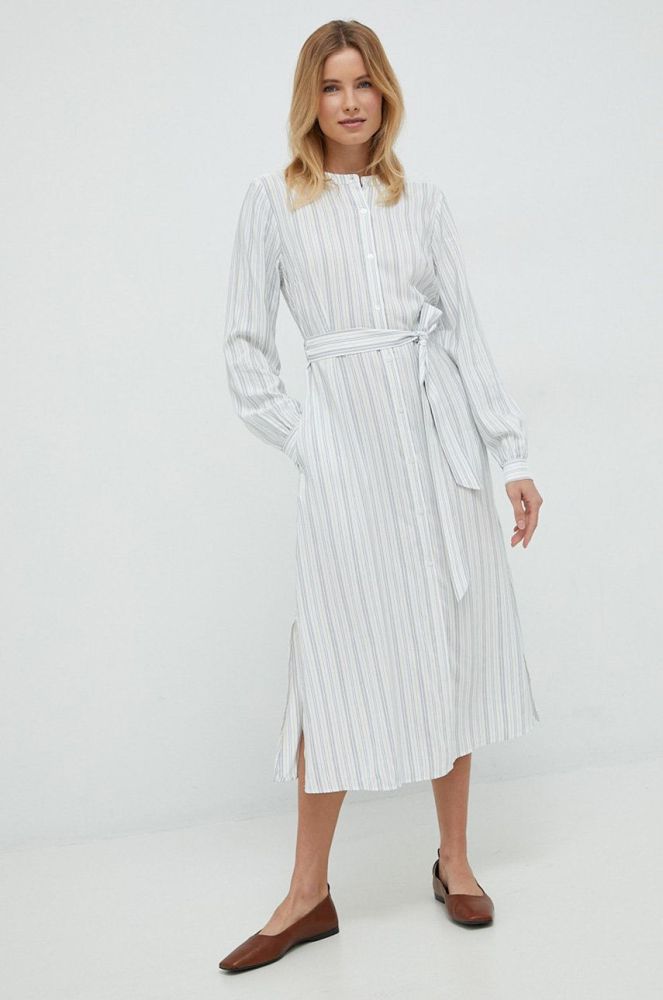 Сукня Tommy Hilfiger колір білий maxi пряма (2856782)