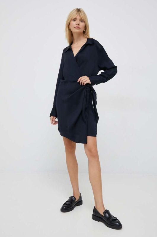 Сукня Tommy Hilfiger колір синій mini пряма (2870914) фото 2