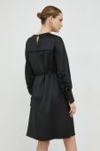 Сукня BOSS колір чорний mini пряма (2906353)