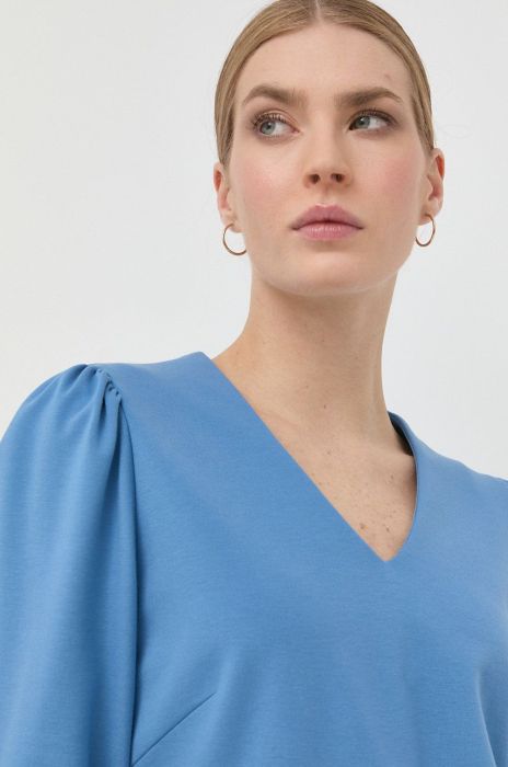 Сукня BOSS mini пряма колір блакитний (2906362)