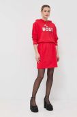 Сукня BOSS x Looney Tunes колір червоний mini розкльошена