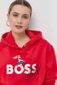 Сукня BOSS x Looney Tunes колір червоний mini розкльошена