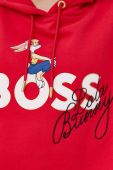 Сукня BOSS x Looney Tunes колір червоний mini розкльошена