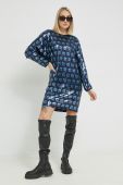 Сукня HUGO mini oversize колір блакитний