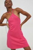 Сукня Tommy Jeans колір рожевий mini облягаюча (2841848)