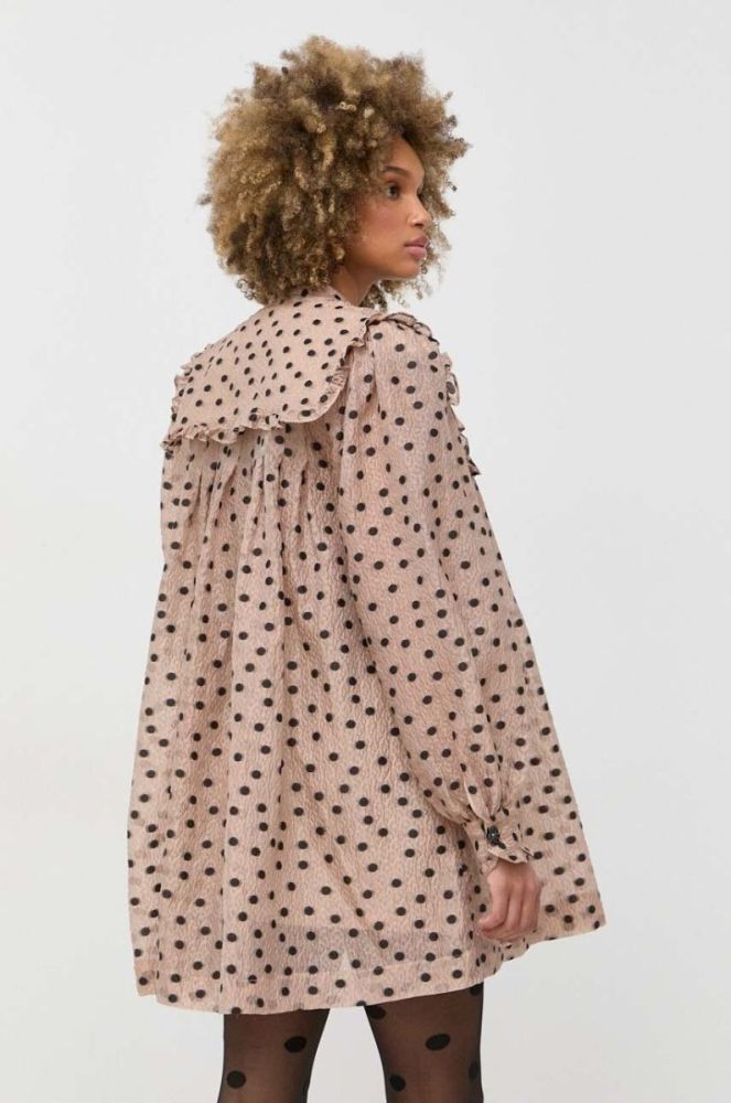 Сукня Custommade Kristel колір бежевий mini oversize фото 3