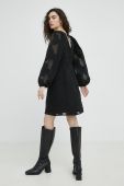 Сукня Samsoe Samsoe колір чорний mini пряма