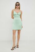 Сукня Samsoe Samsoe колір зелений mini облягаюча