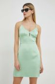 Сукня Samsoe Samsoe колір зелений mini облягаюча