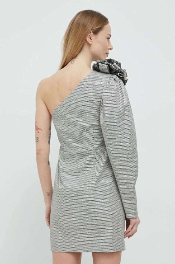 Сукня Custommade колір сірий mini пряма фото 3