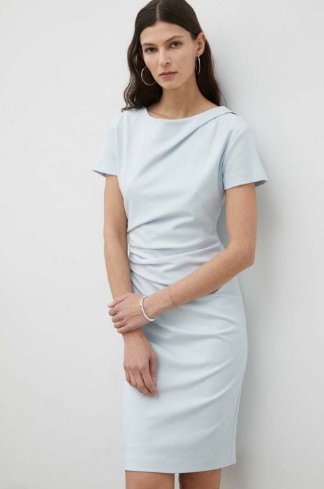 Сукня Tiger Of Sweden Izlo mini облягаюча колір блакитний