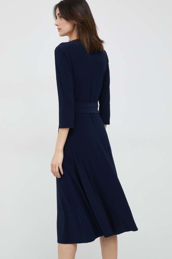 Сукня Lauren Ralph Lauren колір синій mini розкльошена (2891166) фото 3