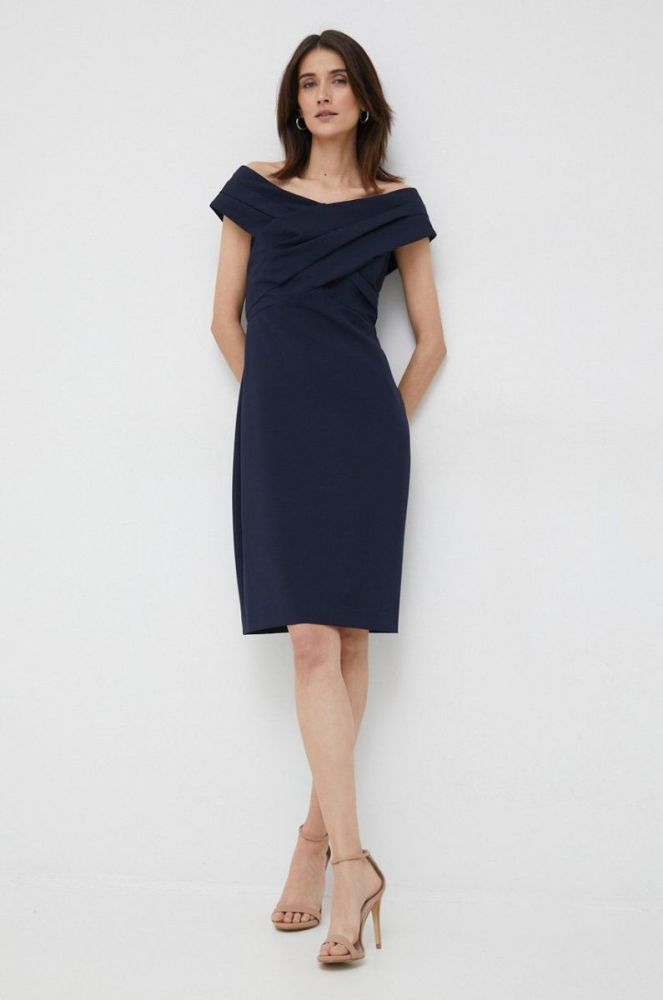 Сукня Lauren Ralph Lauren колір синій mini пряма (2893934) фото 2