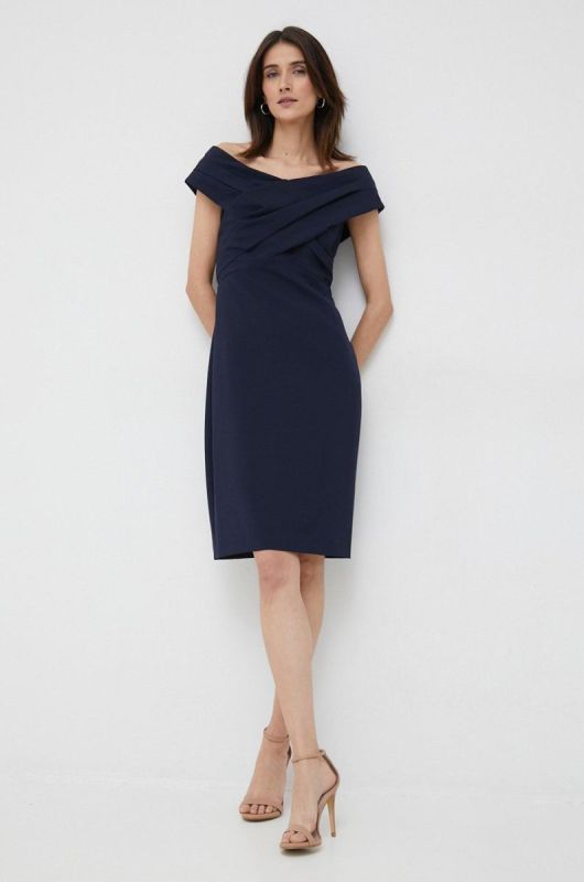 Сукня Lauren Ralph Lauren колір синій mini пряма (2893934) фото 2