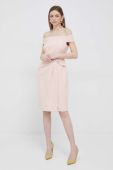 Сукня Lauren Ralph Lauren колір рожевий mini облягаюча (3080907)