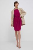 Сукня Lauren Ralph Lauren колір рожевий mini облягаюча (3309261)