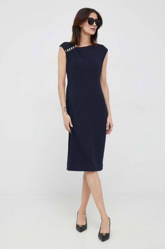 Сукня Lauren Ralph Lauren колір синій mini облягаюча (2891197) фото 2