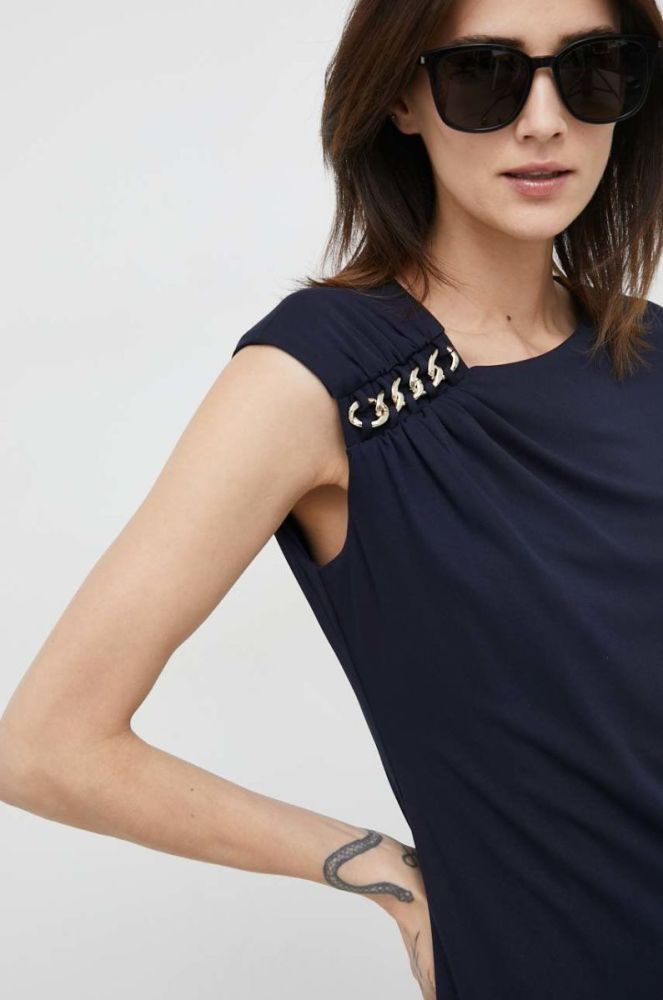 Сукня Lauren Ralph Lauren колір синій mini облягаюча (2891197) фото 4