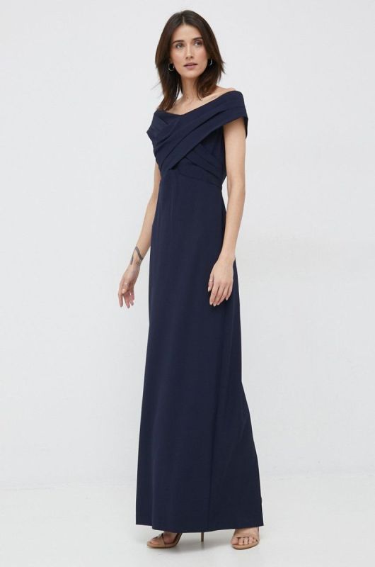 Сукня Lauren Ralph Lauren колір синій maxi пряма (2893949) фото 2