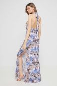 Сукня Guess maxi пряма колір блакитний (3210907)