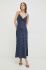 Сукня Guess колір синій maxi пряма (3031682)