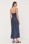 Сукня Guess maxi пряма колір темно-синій (3333575)