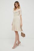 Сукня Guess колір бежевий mini розкльошена (3082743)