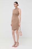 Сукня Guess колір коричневий mini облягаюча (3082780)