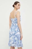 Сукня Guess mini розкльошена колір блакитний (3241849)