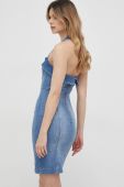 Джинсова сукня Guess mini облягаюча колір блакитний (3082800)