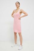 Сукня Guess колір рожевий midi облягаюча (3031732)
