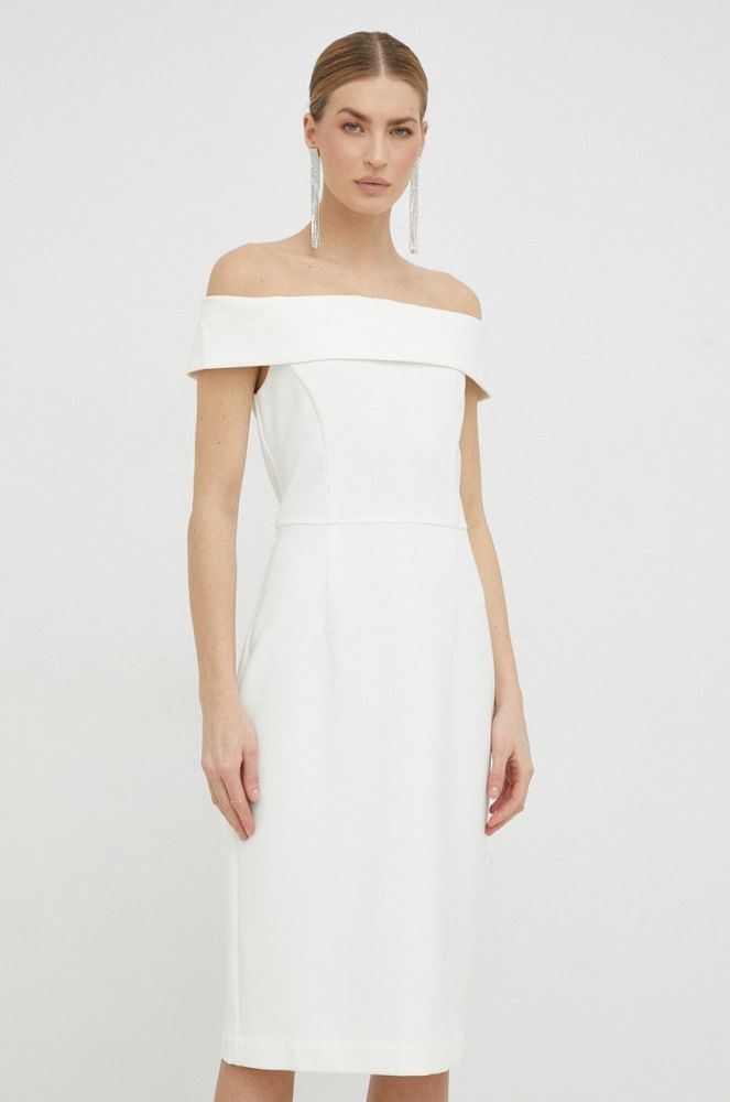 Сукня Ivy Oak колір білий mini облягаюча
