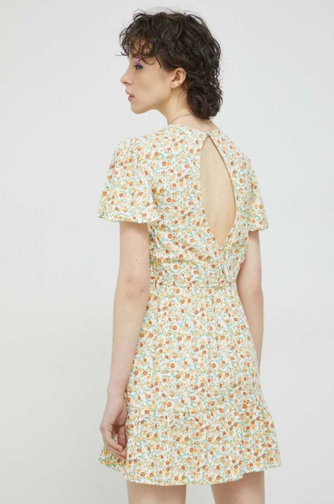 Сукня Billabong колір жовтий mini розкльошена (3071290) фото 2