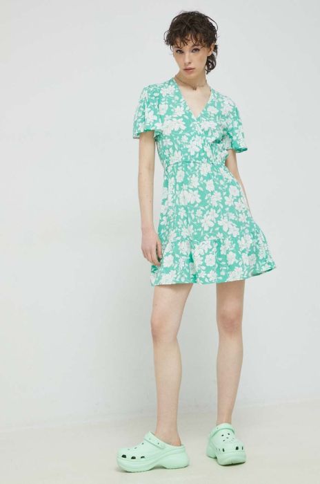 Сукня Billabong колір зелений mini розкльошена (3071295)