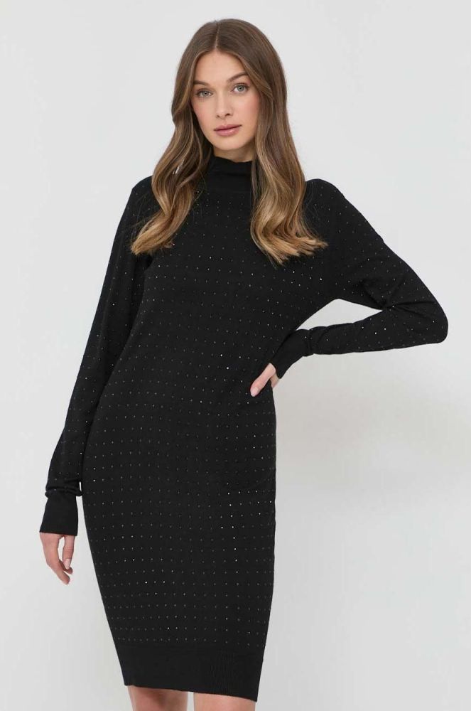 Сукня Karl Lagerfeld колір чорний mini пряма (2891212)