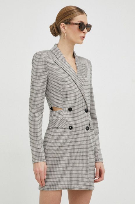 Сукня Patrizia Pepe колір чорний mini розкльошена (2929699)