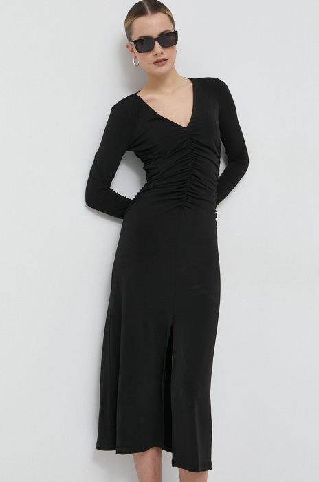 Сукня Patrizia Pepe колір чорний maxi облягаюча (2879841)